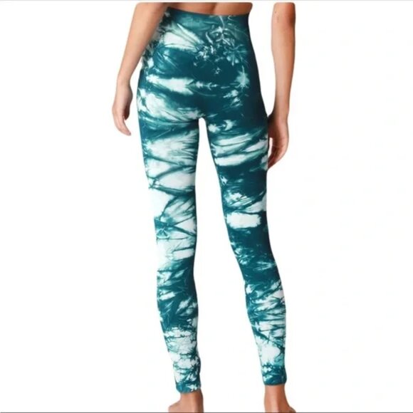 Nikibiki Tie Dye Seamless Leggings | High Waist | Ribbed Waistband Size Small - Picture 3 of 8